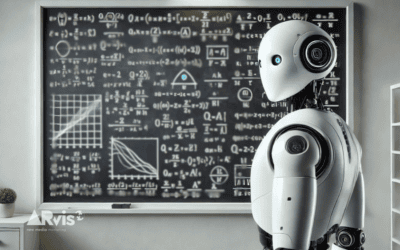 robot che cerca di risolvere equazioni con ai: calcoli con chatgpt